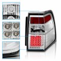 Amerilite Black Led Replacement Brake Tail Lights Set For 2007-2017 Ford Expedition Passenger And Driver Side