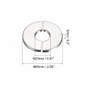 Uxcell Wall Split Flange 201 Stainless Steel Round Escutcheon Plate For 23mm Diameter Pipe