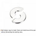 Uxcell Wall Split Flange 201 Stainless Steel Round Escutcheon Plate For 23mm Diameter Pipe