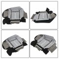 Waltyotur Driver Bottom Perforated Leather Seat Cover Black Replacement For Expedition 2007-2014