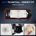 923-290 Third Brake Light For 1992-2022 Ford E150 E250 E350 E450 E550 Econoline Center High Mount Stop Halogen Replaces