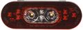 Grote 54672-6 Oval Led Stop Tail Turn Light With Integrated Back-up Male Pin Termination 
