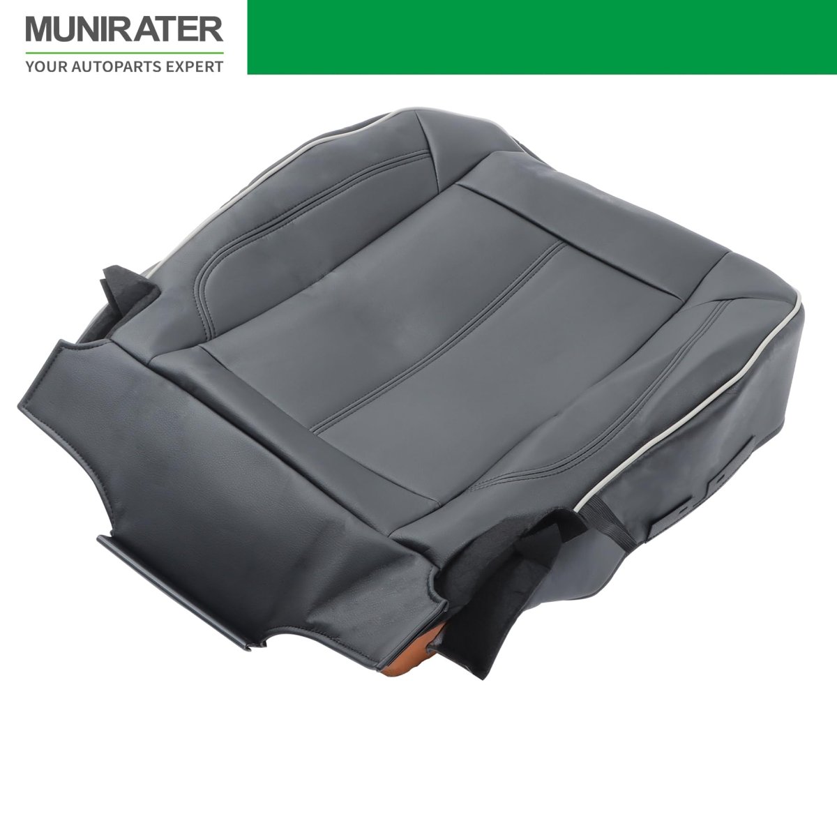 Driver Side Bottom Leather Seat Cover Replacement For H-3 Sport Utility 4-door 2006-2010