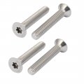 A M8x50mm 5 16-inch X 2-inch Torx Anti Theft Tamper Resistant Proof Security Screw 4pcs 