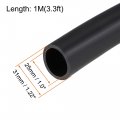 Uxcell Lubricating Oil Hose 25mm 1 Id X Mm 1 4 Od 3 3ft Rubber Water Tubing Black