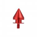 X Autohaux 4 Set Umbrella Type Universal Bumper Quick Release Front Rear Fasteners Red