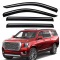 Lightronic Wv94716 Outside-mount Side Window Visors Deflector Vent Rain Guard Dark Smoke Shatterproof Auto Shade 4-pieces Set