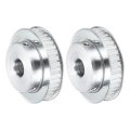 2pcs Timing Belt Pulley Aluminum Idler Xl40 Teeth 9 16 15mm Bore For 10mm Width Belts 3d Printers Cnc Machines Industry 