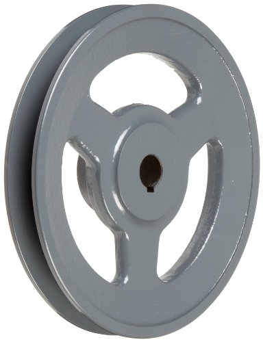 Tb Woods Bk6758 Fhp Bored-to-size V-belt Sheave B Belt Section 1 Groove 5 8 Bore Cast Iron 6 45 Od 3880 Max Rpm