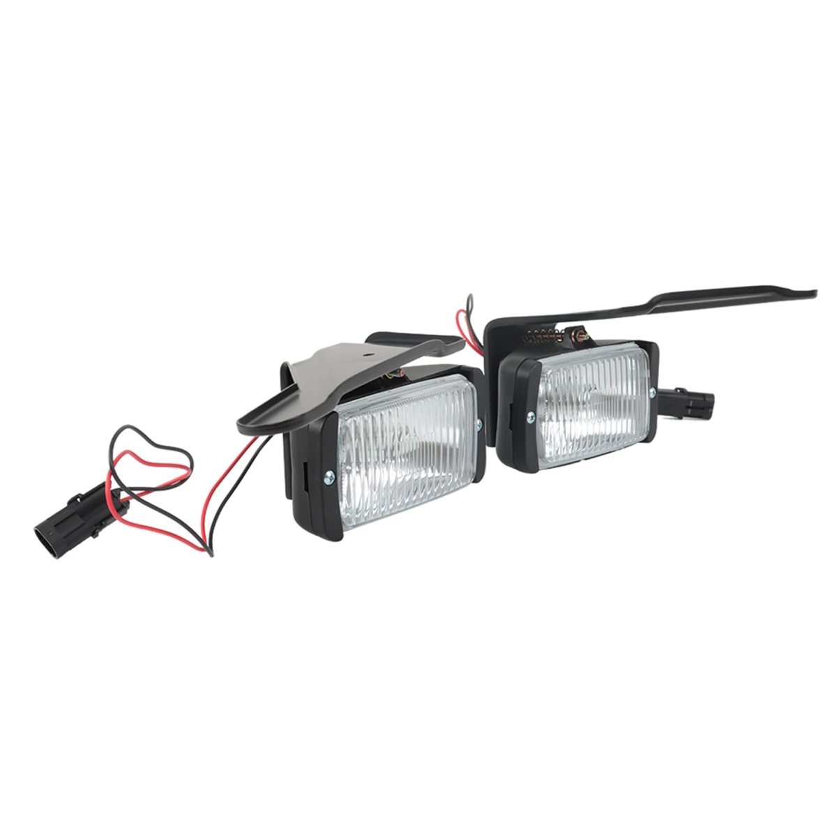 Left And Right Fog Light Assemblies For C K 1500 1988 To 1998 Clear Lens Lamp Replacement Gm2593106 Gm2592106 Set Of 2