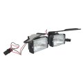 Left And Right Fog Light Assemblies For C K 1500 1988 To 1998 Clear Lens Lamp Replacement Gm2593106 Gm2592106 Set Of 2