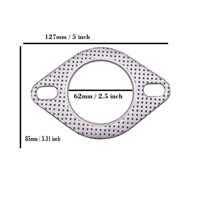 Y Pipe Exhaust Manifold Gasket Set For Lexus Is300 Graphite Aftermarket Kit With 2 5in And 2in Gaskets