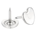 30 Pcs Upholstery Tacks 11mm X 12 5mm Flat Head Decorative Furniture Nails For Sofa Headboards And Diy Crafts Silver Carbon 