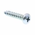 Prime-line Sheet Metal Screw Self-tapping Pan Head Phillips 10 X 1 In Zinc Plated Steel Pack Of 75 