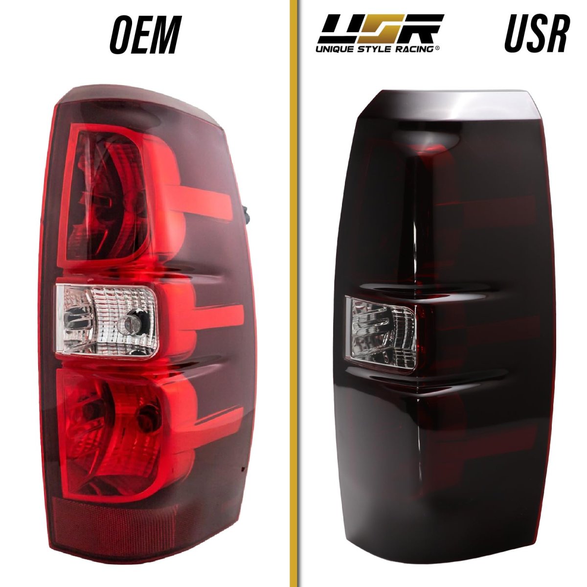 Usr 07-13 Avalanche Tail Light A Replacement Lamps Set Left Right For 2007-2013 Chevy Chevrolet All Models Trims Dark Cherry
