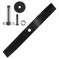 Caltric Spindle Shaft And Blade Compatible With John Deere Am39912 Am31100 46 Deck