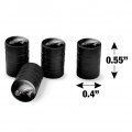 Rainbow Trout Illustration Valve Stem Caps For Tire Rim Wheel Aluminum Black