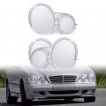 Astra Depot 2pcs Car Front Headlight Lens Cover Headlamp Clear Pc Shell Compatible With 1996-2002 Mercedes E Class W210