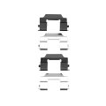Disc Brake Hardware Set For Gmc Envoy Xuv 2004 2005 Front Position Standard Style Alx-pau-df-340-51000-cla10