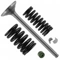 Caltric Exhaust Valve Kit Compatible With Honda 14721-hm8-a40 14751-hn6-000 14761-hn6-000 12209-hm8-a41