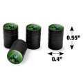 Graphics More Green Lantern Character Tire Rim Wheel Aluminum Valve Stem Caps