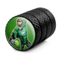 Graphics More Green Lantern Character Tire Rim Wheel Aluminum Valve Stem Caps