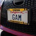 Towson University Primary Logo License Plate Tag Frame