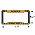 Towson University Primary Logo License Plate Tag Frame