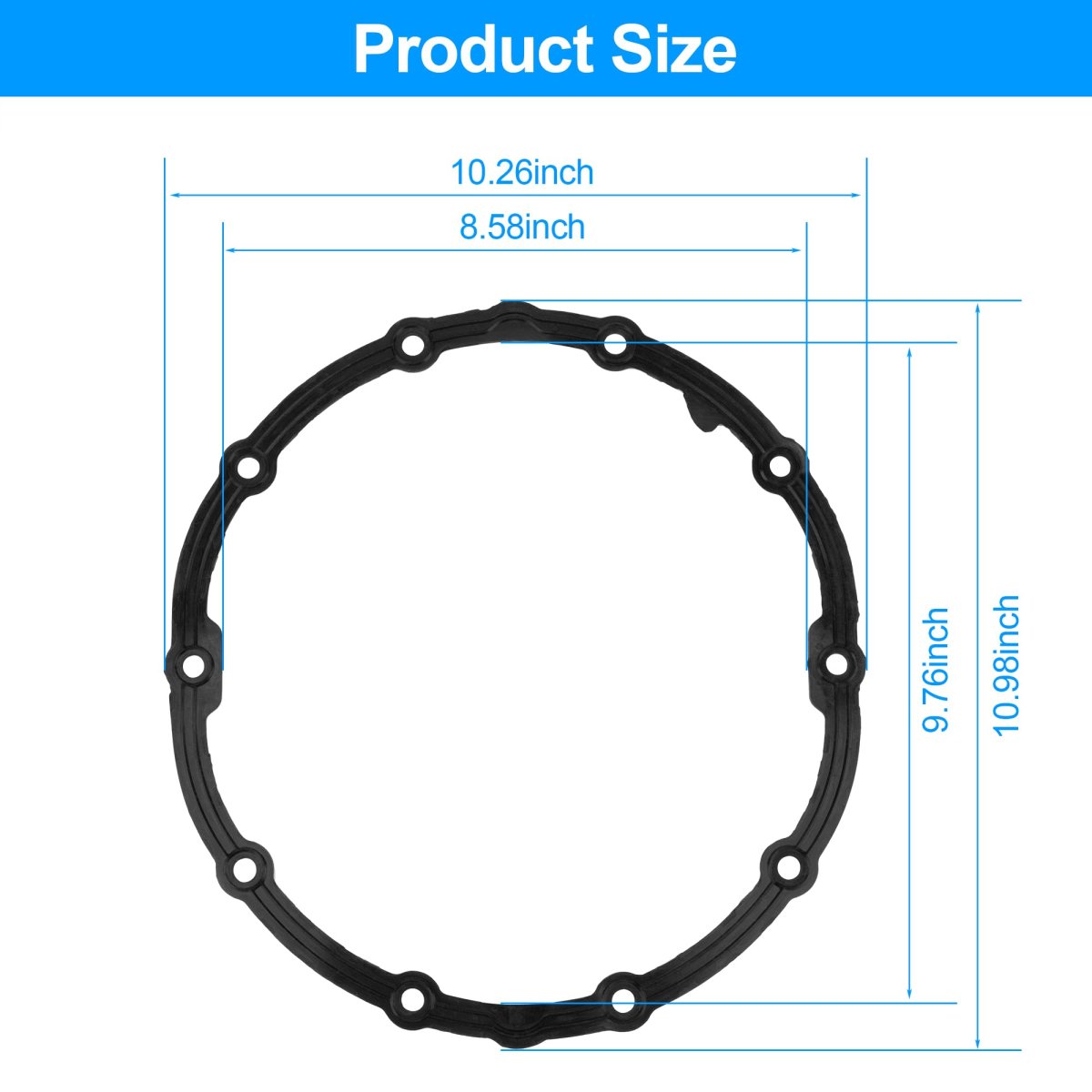 Rear Suspension Axle Differential Pumpkin Housing Cover Gasket Seal For Chevrolet Silverado 1500 Gmc Sierra Yukon Cadillac