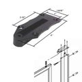 Black Nylon Framed Swing Shower Door Replacement Pivot Bracket 