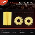 A-premium 10k Miles Protection Oil Filter Compatible Withor Toyota Tundra 2007-2021 Sequoia 2008-2022 Land Cruiser 2008-2011