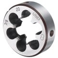 Round Threading Die 7 8-20 Unef Thread Right Hand Screw Cutting Fixed Dies Alloy Tool Steel Tapping Repair