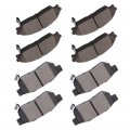 Aintier Automotive Replacement Brake Pads Front Rear Fit For Honda Civic 1988-1989
