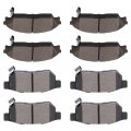 Automotive Replacement Brake Pads Front Rear Fit For Honda Civic 1988-1989