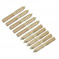 Uxcell M4x30mm Hanger Bolts 120pcs Double Ended Thread Dowel Screws For Wood Furniture Connecting