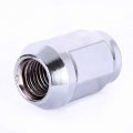 Ocpty Lug Nuts 20pcs 1 4 Inches Tall 12x1 5 Silver Chrome Tuner Racing Fits Ford Lincoln For Mercury 1989-2015