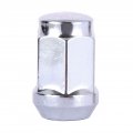 Ocpty Lug Nuts 20pcs 1 4 Inches Tall 12x1 5 Silver Chrome Tuner Racing Fits Ford Lincoln For Mercury 1989-2015