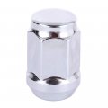 Ocpty Lug Nuts 20pcs 1 4 Inches Tall 12x1 5 Silver Chrome Tuner Racing Fits Ford Lincoln For Mercury 1989-2015