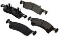 Sgd934m Service Grade Semi-metallic Disc Brake Pad Set For Passenger Cars Silver Ceramic Material 