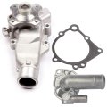 Thermostat Housing And Water Pump For Jeep Grand Cherokee 4 0l 1999 20 Tj 2000 2006 Wrangler 4 Replaces Aw7164 