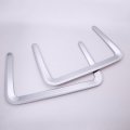 Yuechi Car Styling Abs Plastic Rear Row Back Seat Net Bag Frame Trim Sticker 2pcs For Maserati Levante 2016 2017 2018 For