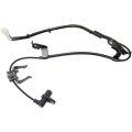 Abs Speed Sensor For Toyota Highlander 2001 2002 2003 Front Passenger Side 2 Male Blade Terminals Wheel Mounted 8954248020 