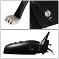 Mi1321125 Factory Style Passenger Right Side Mirror Manual Folding Power Adjust Compatible With Mitsubishi Lancer 03-06 Paint