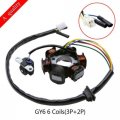 Flypig Magneto Stator Ignition Coil 6-pin Wires Ac Cdi Box Spark Plug For Chinese Gy6 125cc 150cc Engine Atv Quad Moped Scooter