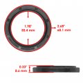 Caltric Bearing Carrier Ball Bearings And Seals Compatible With Arctic Cat 250 Dvx 2006
