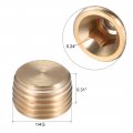 Uxcell Brass Hex Socket Pipe Fitting G1 4 Male Thread Hose Adapter Connector For Garden Pneumatic Solenoid Valve 18pcs