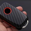 3 Buttons Durable Car Key Shell Remote Case Cover Protector With Chain For Vw Volkswagen Seat Skoda