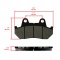 Caltric Front Brake Pads Compatible With Honda Cx650c Custom 650 1983