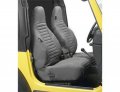 Bestop Charcoal Seat Covers For Front High-back Seats Jeep 1997-2002 Wrangler Sold As Pair Fits Factory 