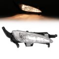 Hecasa Fog Light For 2011-2013 Kia Optima Lx Ex Bumper Driving Lamps Right Side Clear Lens Plastic Material Replacement 
